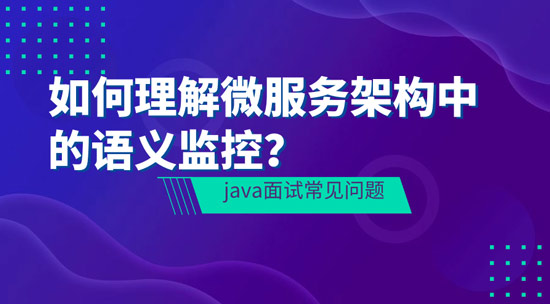 如何理解Java微服務架構(gòu)中的語義監(jiān)控